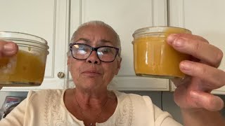 Making tallow salve  face moisturizer [upl. by Adnilre]