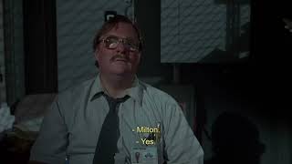 Office Space 1999  Milton the exterminator 720p pesticide cockroaches [upl. by Fagen636]