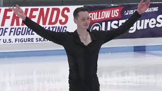 Senior Men Short Program  2024 Midwestern Sectional Singles amp US Ice Dance Final [upl. by Arinaj901]