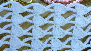 Gorgeous 💯👌Crochet Your Shawl Top amp Cardigan With This Fantastic Stitch Easy Crochet Tutorial [upl. by Roldan]