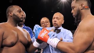 MOSES JOHNSON VS ROBERT SIMMS HEAVYWEIGHT FULL FIGHT [upl. by Ynoyrb]