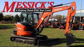 Kubota KX0574 Excavator Overview amp Operation  Messicks [upl. by Nosiaj]