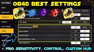 Free Fire Control Setting After OB46 Update Full Details  Free Fire Setting 2024 [upl. by Frieda]