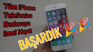 iphone Geçici imei Kaydı Ücretsiz Nasıl Yapılır  Bedavaya 🎉 [upl. by Leina]