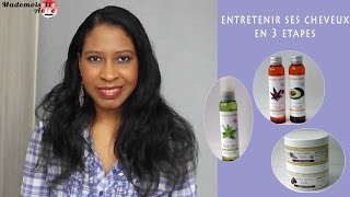 Entretenir ses cheveux en 3 étapes avec 3 produits [upl. by Junette]