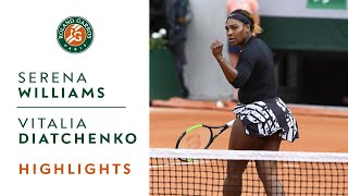 Serena Williams vs Vitalia Diatchenko  Round 1 Highlights  RolandGarros 2019 [upl. by Fantasia]