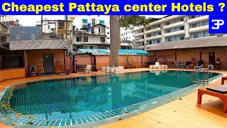 Pattaya Thailand showing you guys 4 Cheap City Center Hotels [upl. by Pruter]