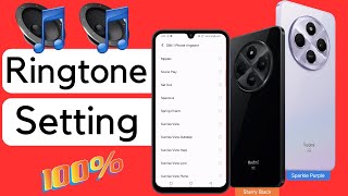 how to change ringtone in redmi a4 5g redmi a4 5g change ringtone [upl. by Hamehseer]