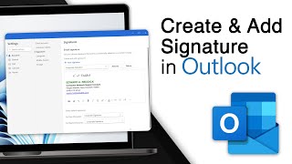 How To Add Signature In Outlook 2024 [upl. by Merkle]