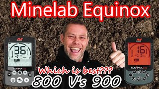 MINELAB EQUINOX 900 VS 800 [upl. by Primaveria417]