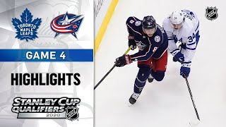 NHL Highlights  Maple Leafs  Blue Jackets GM4  Aug 7 2020 [upl. by Rivalee]