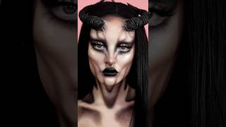 Demon transformation 👹 halloween2024 demonmakeup makeuptransformation devilmakeup sfxmakeup [upl. by Karrah]