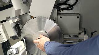 Xpert ❱ HOW TO SET YOUR SAW BLADE IN SAW GRINDERS Xpert Training SawGrinder shorts [upl. by Lymn]