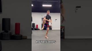 Tornado 360 kick correction ✅🥋 martialarts tutorial [upl. by Eronaele]