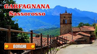 GARFAGNANA Sassorosso  In giro per il borgo  di Sergio Colombini [upl. by Asenev]