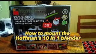 Best Top 10 in 1 blender available in the market 2023 Special edition Hoffman [upl. by Caasi]