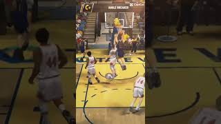 Unkle breaker and nice alley Oop pass nba2k shorts [upl. by Ahsenat]