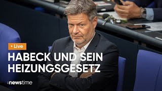 LIVE Vor Abstimmung über Heizungsgesetz  Habeck stellt sich AbgeordnetenFragen [upl. by Mavra]