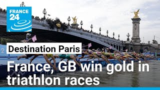 France GB win gold in triathlon races • FRANCE 24 English [upl. by Feer]