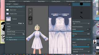 VRoid Custom clothing tutorial [upl. by Ahsinej]