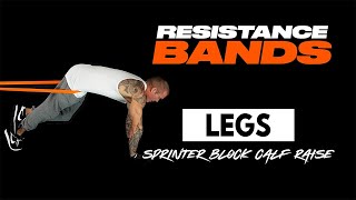 TA2 Build Advanced Sprinter Block Calf Raise with Resistance Bands [upl. by Bjorn]