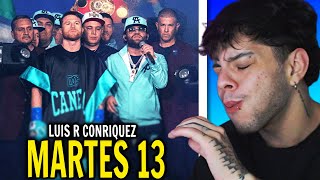 REACCIÓN Luis R Conriquez  Martes 13 Video Oficial [upl. by Neddra999]