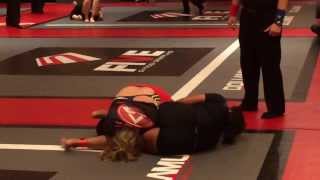 Tara White vs Luiza Fernandez Five Grappling Invitational 2013 [upl. by Esirehc]