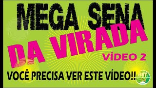 DICAS INFALÍVEIS PARA A MEGA DA VIRADA  VÍDEO 2 [upl. by Ailey]