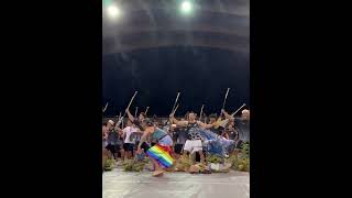 New Zealand Waka Ama paddlers perform Haka [upl. by Adnawuj]