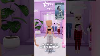 IT GIRL OUTFIT LISA quotROCKSTARquot itgirl codes roblox oufitideas [upl. by Etnovert]