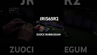 JRIS65R2 keyboard mechanicalkeyboard typing zuocebubblegum [upl. by Aara668]