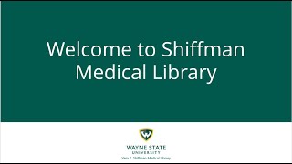 Welcome to Shiffman Medical Library 2021 [upl. by Ahsieuqal530]