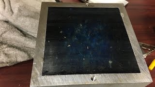 Recycling acrylic scrap using an oven and a hydraulic press [upl. by Dill512]