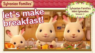 Good Morning The Chocolate Rabbit Family  Mini Episodes Season 2 Ivy 1  Sylvanian Families [upl. by Nosydam]