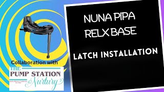 Nuna Pipa Relx Base LATCH Installation Car Seat Quicky [upl. by Kissel522]