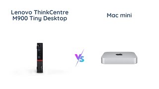 Lenovo ThinkCentre M900 vs Apple Mac Mini M1  Which Desktop Should You Get [upl. by Twedy]