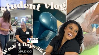 Esthetician School Student Vlog 2024 Week 4 Days 3 amp 4 Ogle School TouchedByTyHairCo [upl. by Atinus]