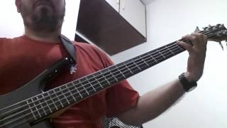 quotBurnStormbringerquot Whitesnake live bass cover [upl. by Aerdno758]