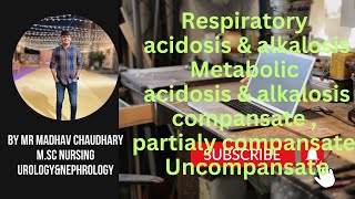 🔥 RESPIRATORYampMETABOLIC ACIDOSISampALKALOSIS🔥COMPANSATEPARTIALLY COMPANSATE UNCOMPANSATE🔥kidney [upl. by Aytnahs]