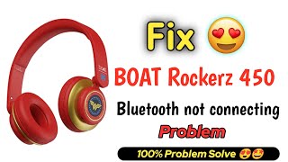 boat rockerz 450 bluetooth not connecting [upl. by Elram677]