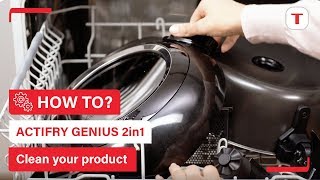 How to clean your ActiFry Genius 2in1  Tefal [upl. by Anewor]