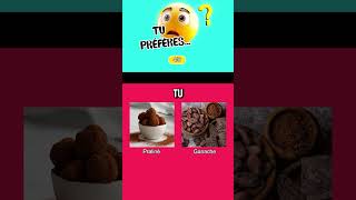 Tu préfères 😋🟤 CHOCOLAT 🍫 shorts tupreferes wouldyourather chocolate [upl. by Riobard]