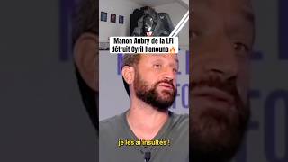 Manon Aubry répond à Cyril Hanouna🔥 cyrilhanouna hanouna tpmp touchepasàmonposte lfi gaucho [upl. by Esli154]