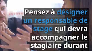 Accueillir un stagiaire [upl. by Lyj]