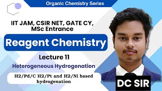 Reagent Chemistry lec 11  Heterogeneous hydrogenation  PdC based hydrogenation [upl. by Sivram94]