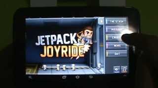 Gameplay Android  Jetpack Joyride  Samsung Galaxy Tab 2 P3110  PTBR  Brasil  015 [upl. by Nyrad]