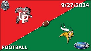 GAME NIGHT IN THE REGION Crown Point at Valparaiso  Football 92724 [upl. by Ailehc]