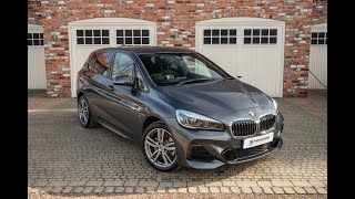 2020 BMW 225XE ACTIVE TOURER M SPORT 15 AUTOMATIC FOR SALE IN MINERAL GREY METALLIC [upl. by Aneehc]