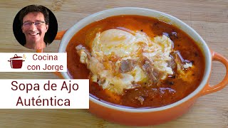 Sopa de Ajo 🍝 Receta de mi Abuela Un Espectáculo [upl. by Nylirehs]