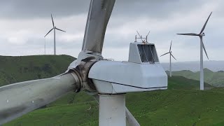 What wind turbines sound like in high winds 2 [upl. by Boyd]